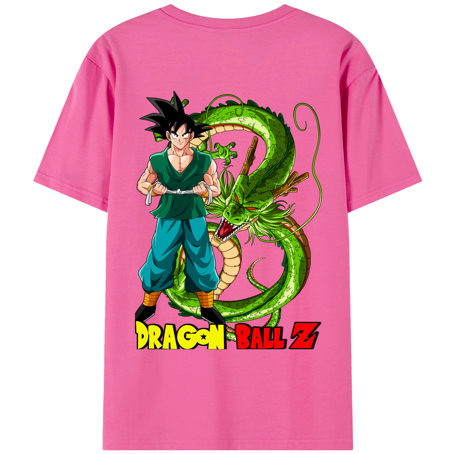 （画像用） ドラゴンボール 孫悟空（そん ごくう）Son Goku カカロット DRAGON BALL Kakarotto レディース半袖Tシャツ(バックプリント)